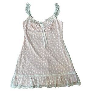 BCBG Pink & White Dress